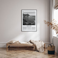 Point Lobos Travel B&W Poster