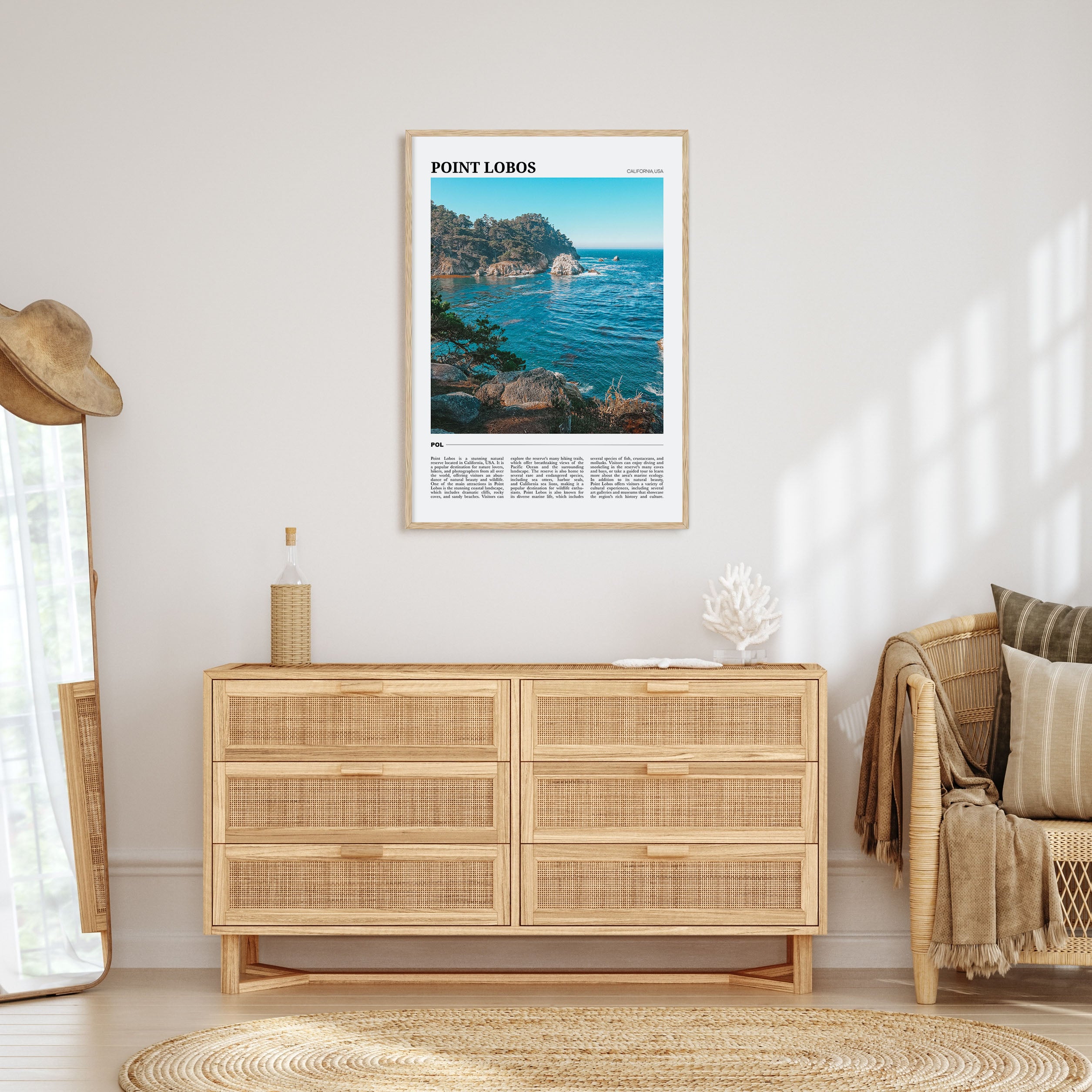 Point Lobos Travel Color Poster