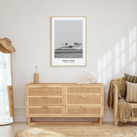 Point Loma Portrait B&W Poster