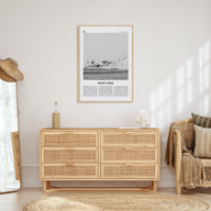 Point Loma Travel B&W Poster