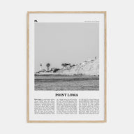 Point Loma Travel B&W Poster