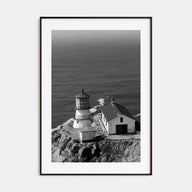 Point Reyes Photo B&W Poster