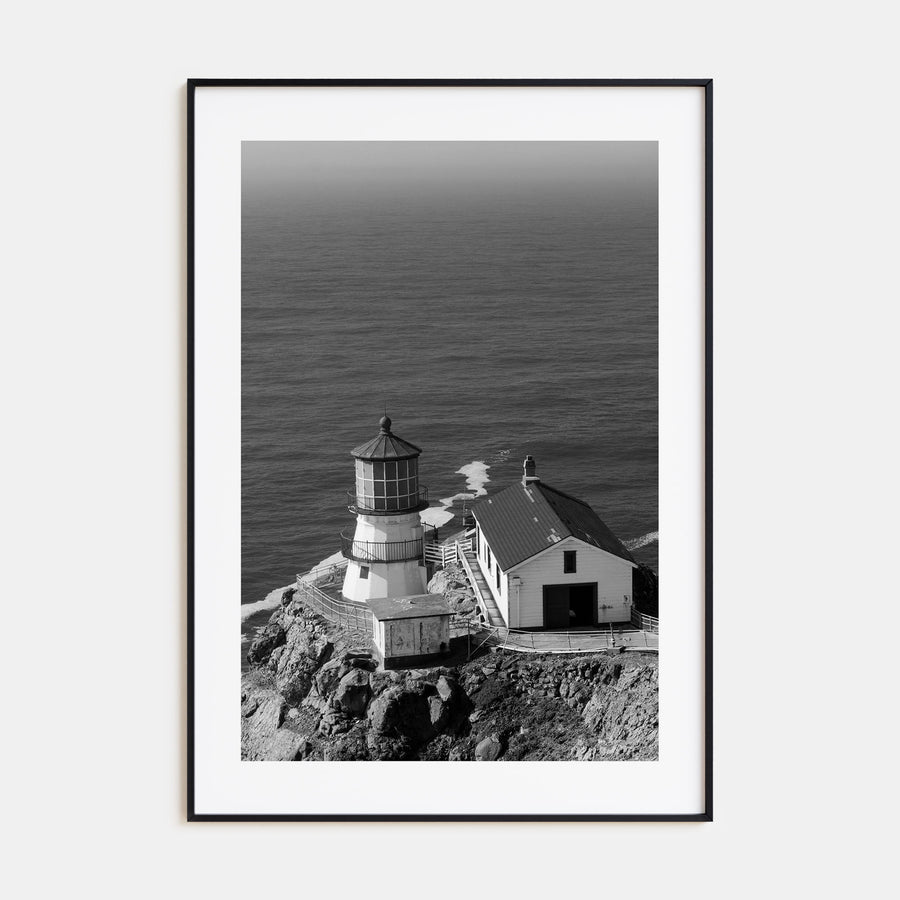 Point Reyes Photo B&W Poster