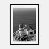 Point Reyes Photo B&W Poster