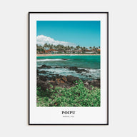 Poipu Portrait Color Poster