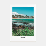 Poipu Portrait Color Poster