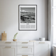 Poipu Travel B&W Poster