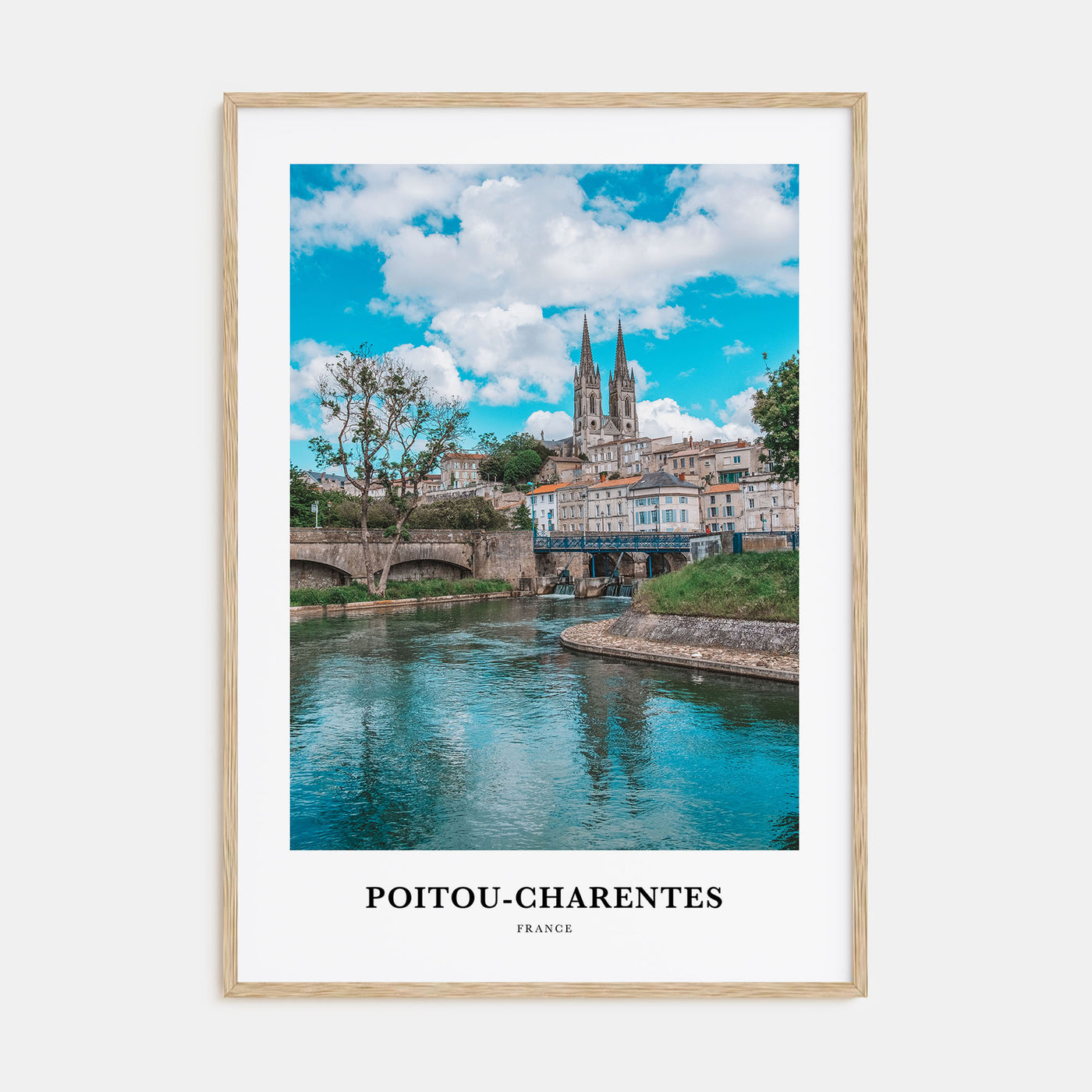 Poitou-Charentes Portrait Color Poster