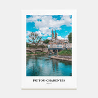 Poitou-Charentes Portrait Color Poster
