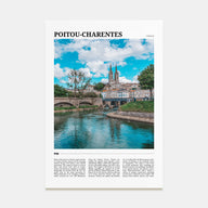 Poitou-Charentes Travel Color Poster