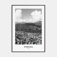 Pokhara Portrait B&W Poster