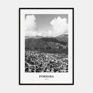 Pokhara Portrait B&W Poster