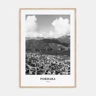 Pokhara Portrait B&W Poster