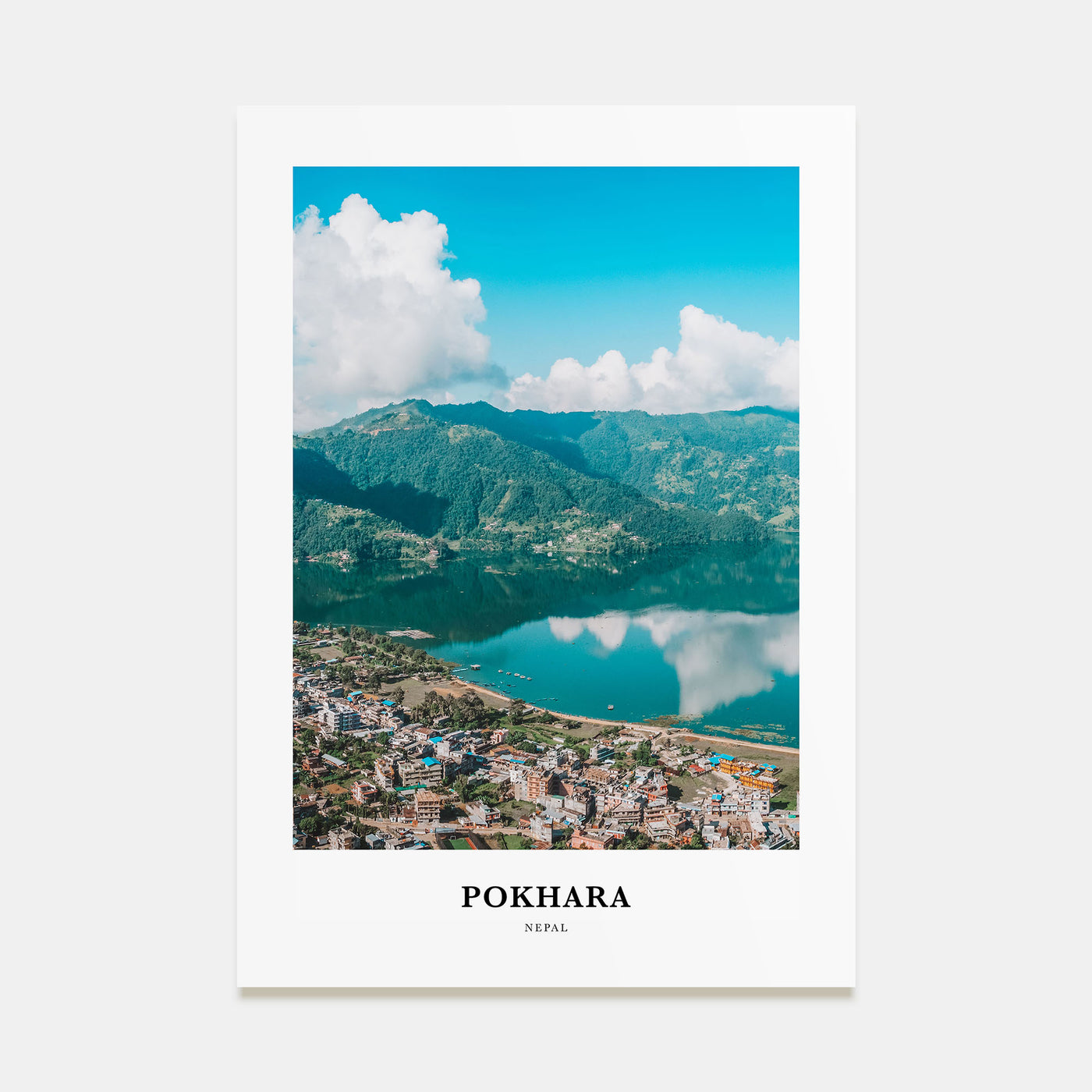 Pokhara Portrait Color Poster