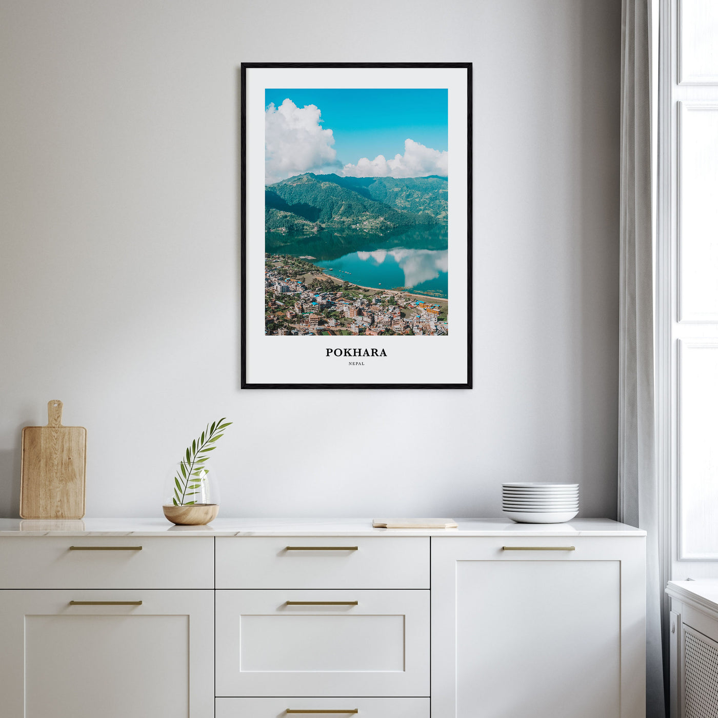 Pokhara Portrait Color Poster