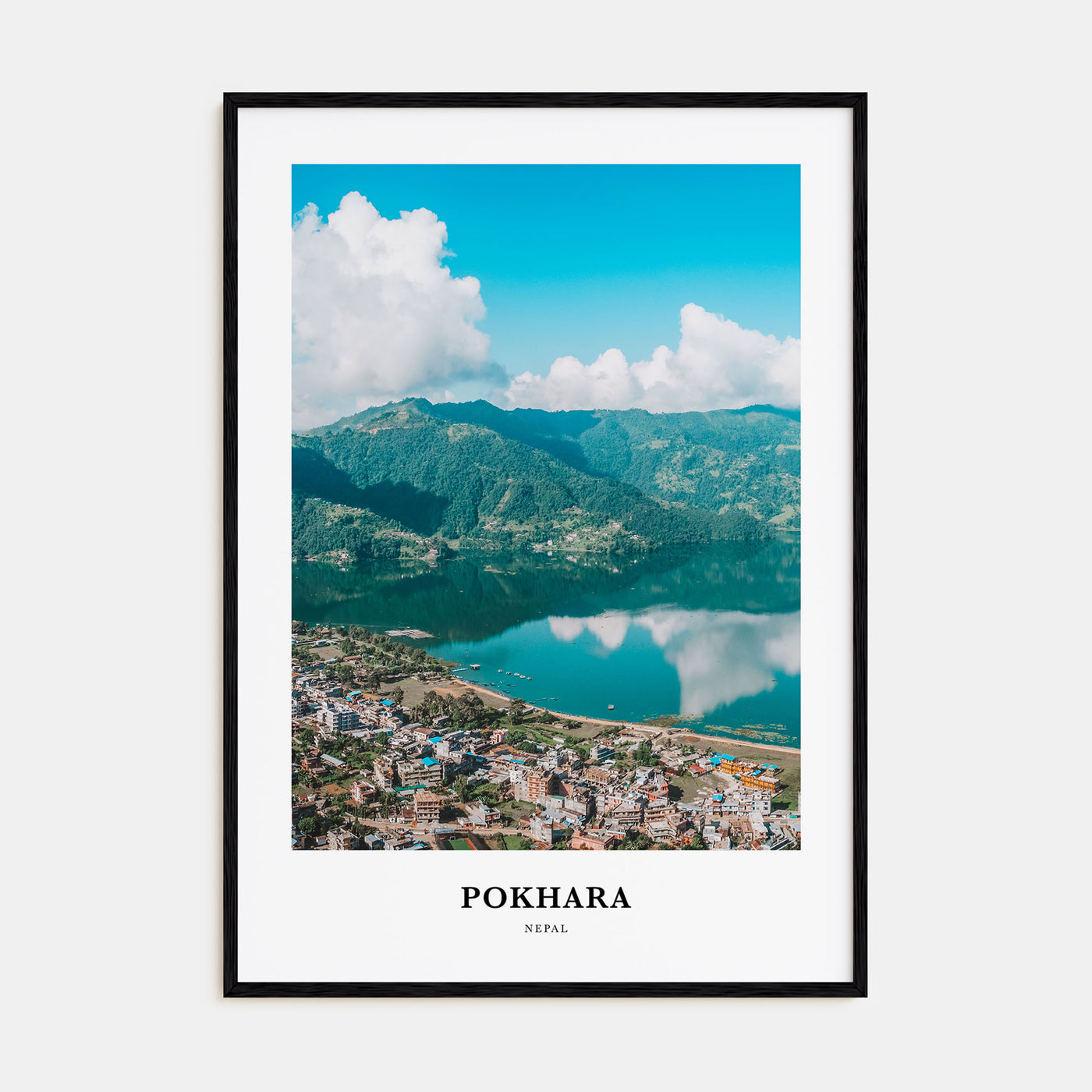 Pokhara Portrait Color Poster