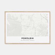 Pokolbin Map Landscape Poster