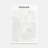 Pokolbin Map Portrait Poster