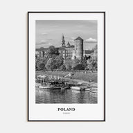 Poland Portrait B&W Poster