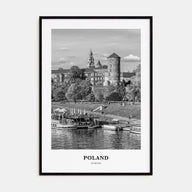 Poland Portrait B&W Poster
