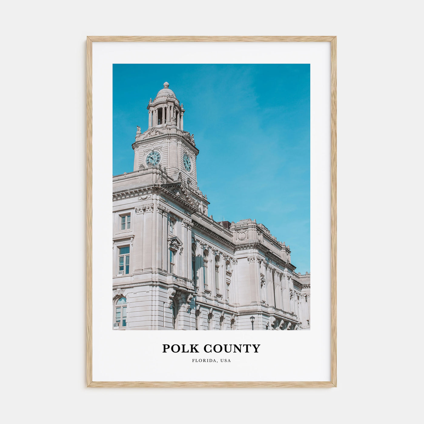 Polk County Portrait Color Poster