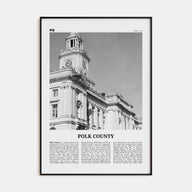 Polk County Travel B&W Poster