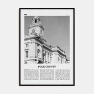 Polk County Travel B&W Poster