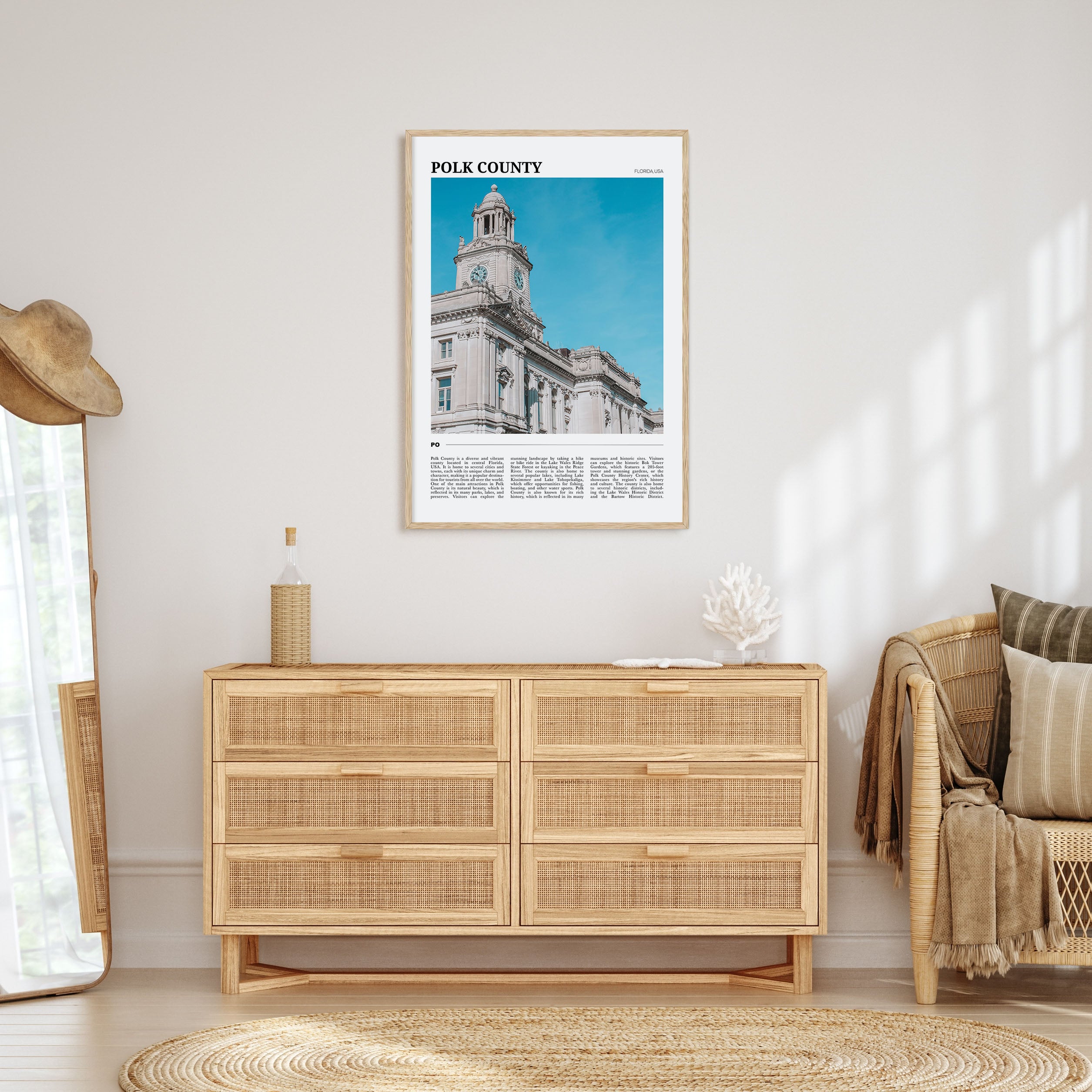 Polk County Travel Color Poster