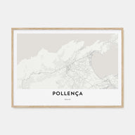 Pollença Map Landscape Poster