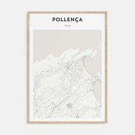 Pollença Map Portrait Poster