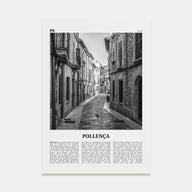 Pollença Travel B&W Poster