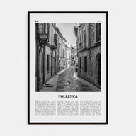 Pollença Travel B&W Poster