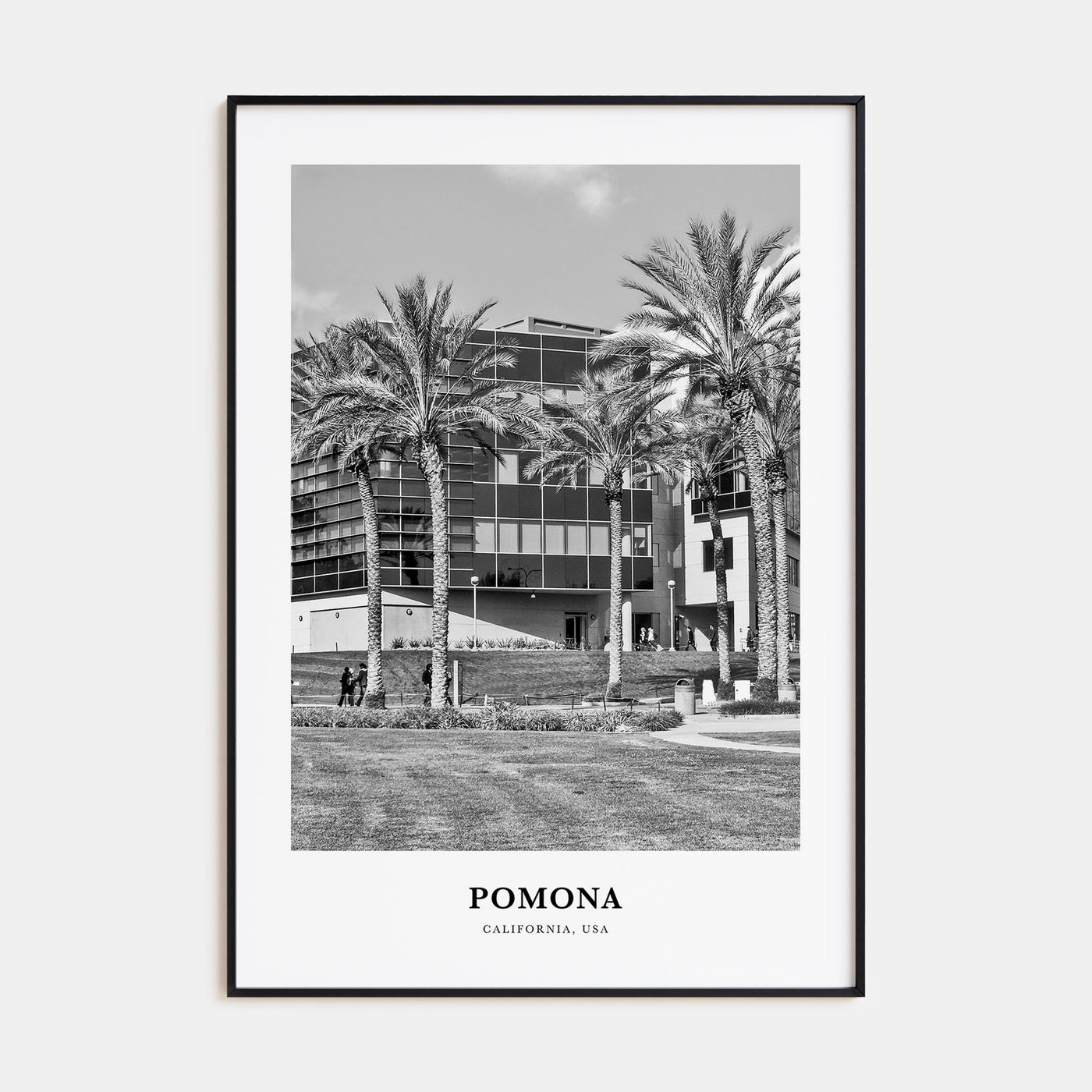 Pomona Portrait B&W Poster