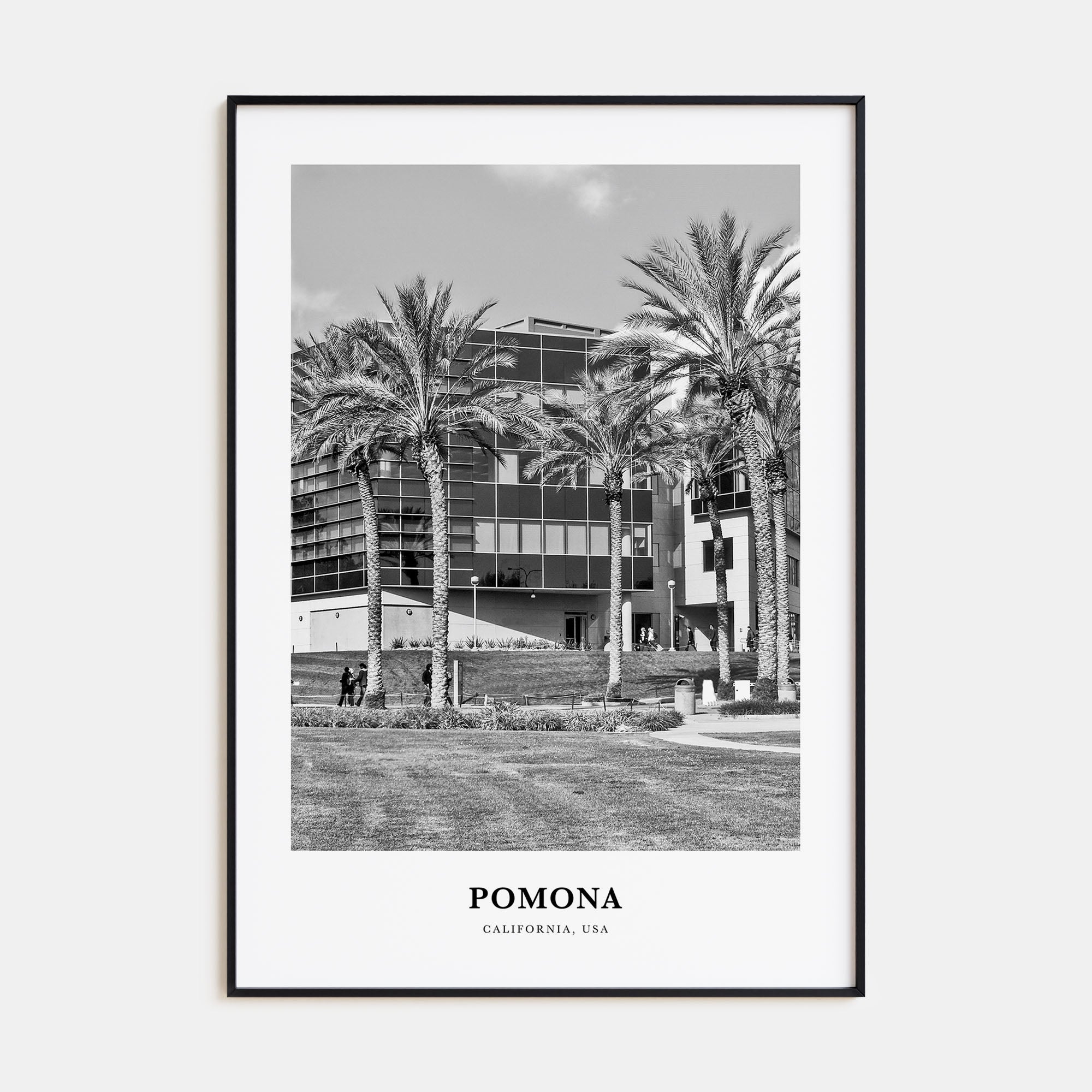Pomona Portrait B&W Poster