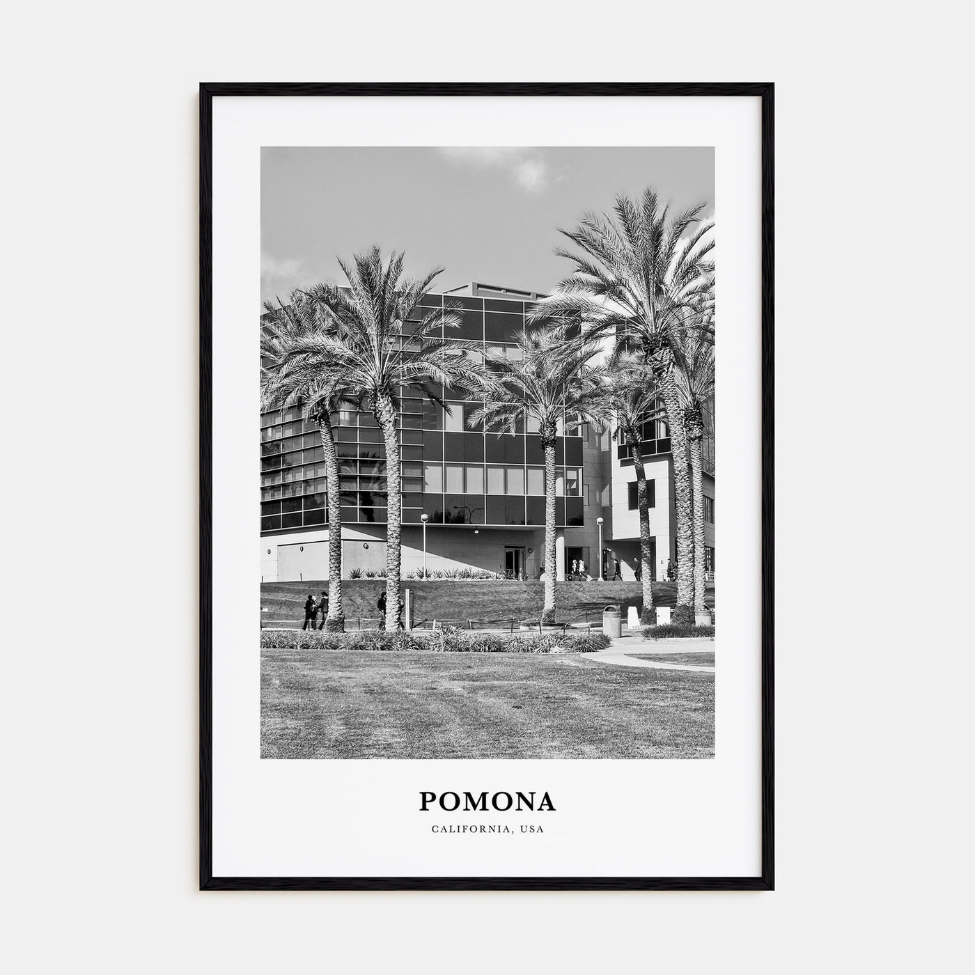 Pomona Portrait B&W Poster