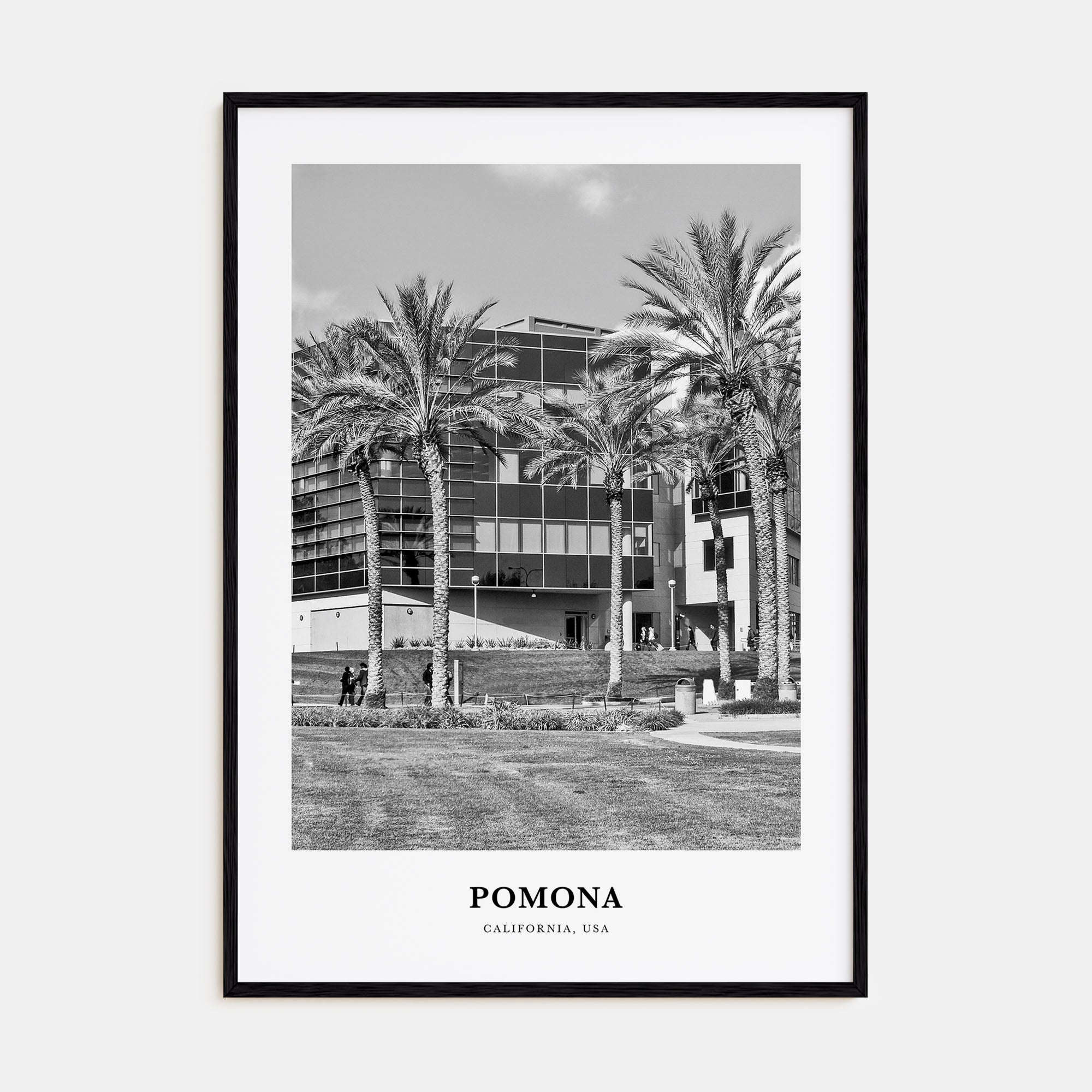 Pomona Portrait B&W Poster