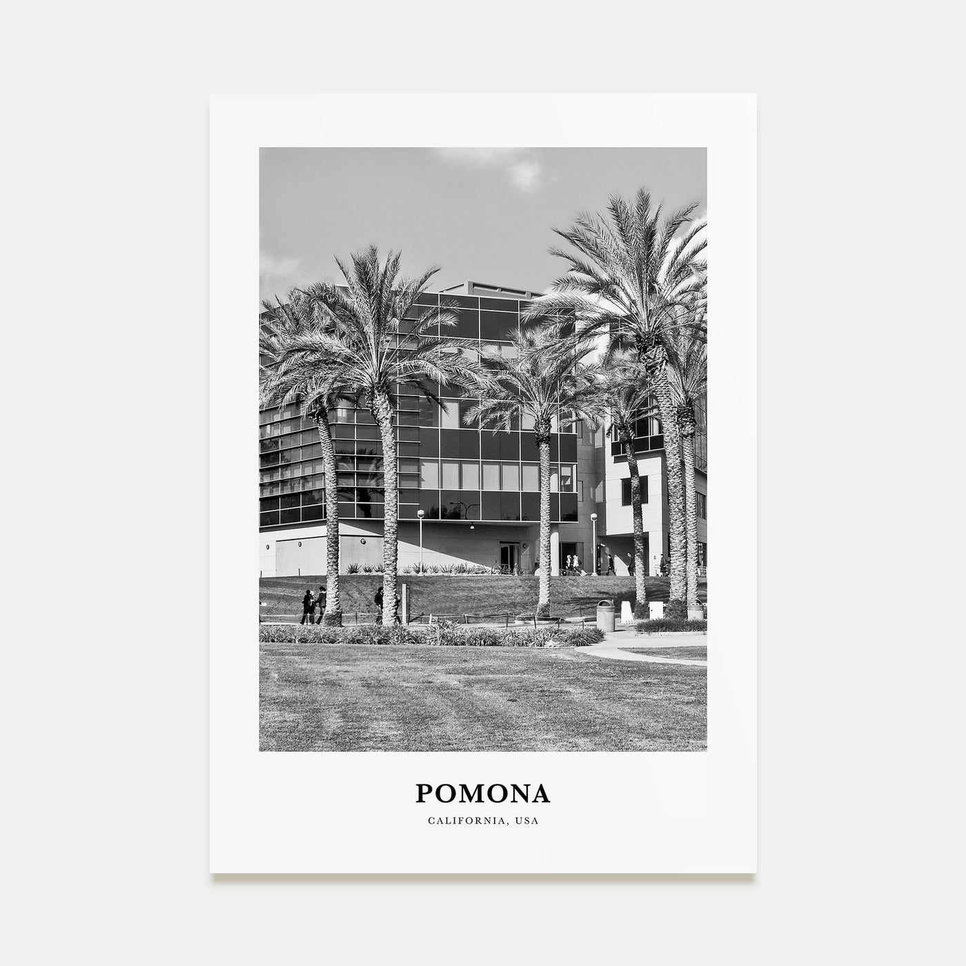 Pomona Portrait B&W Poster