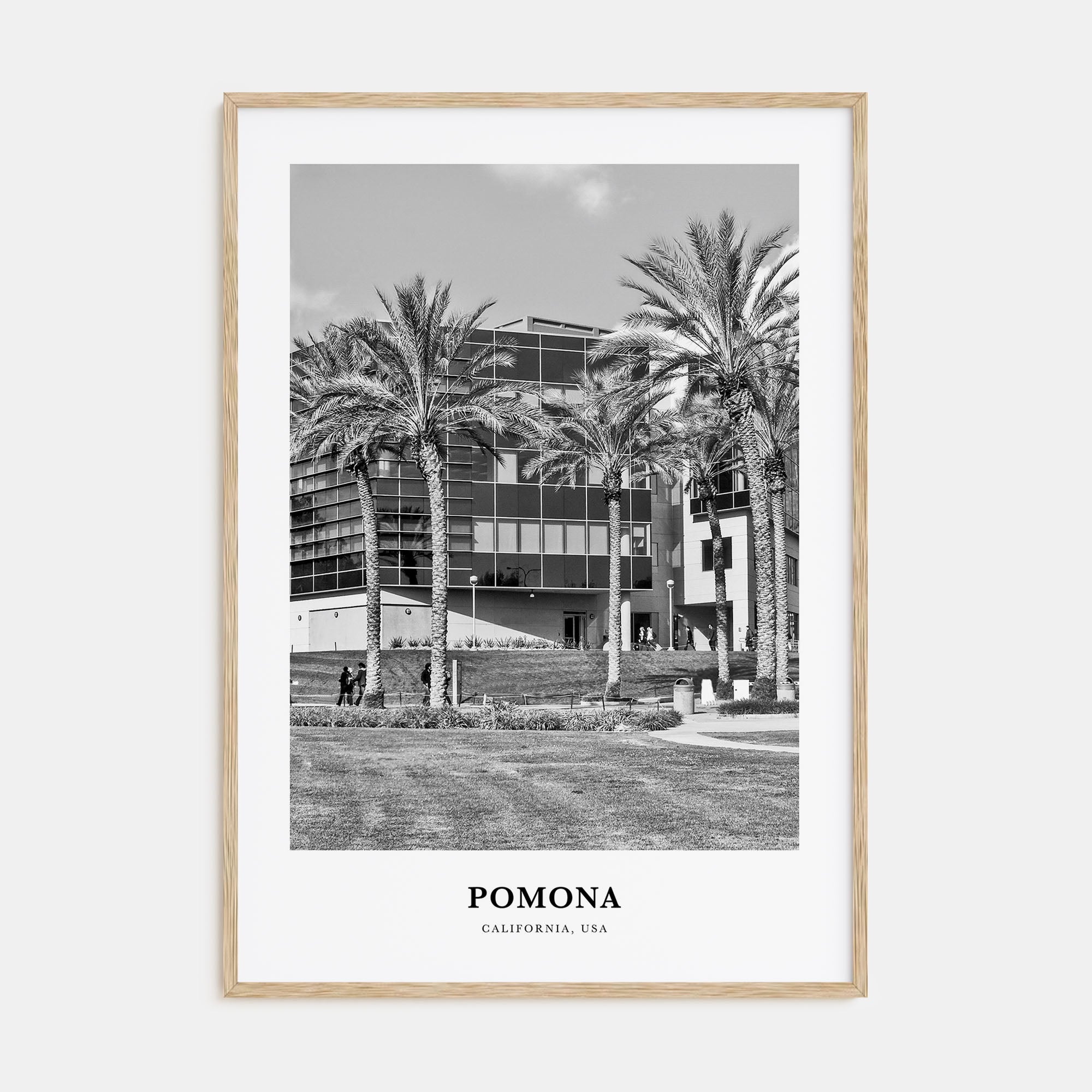 Pomona Portrait B&W Poster