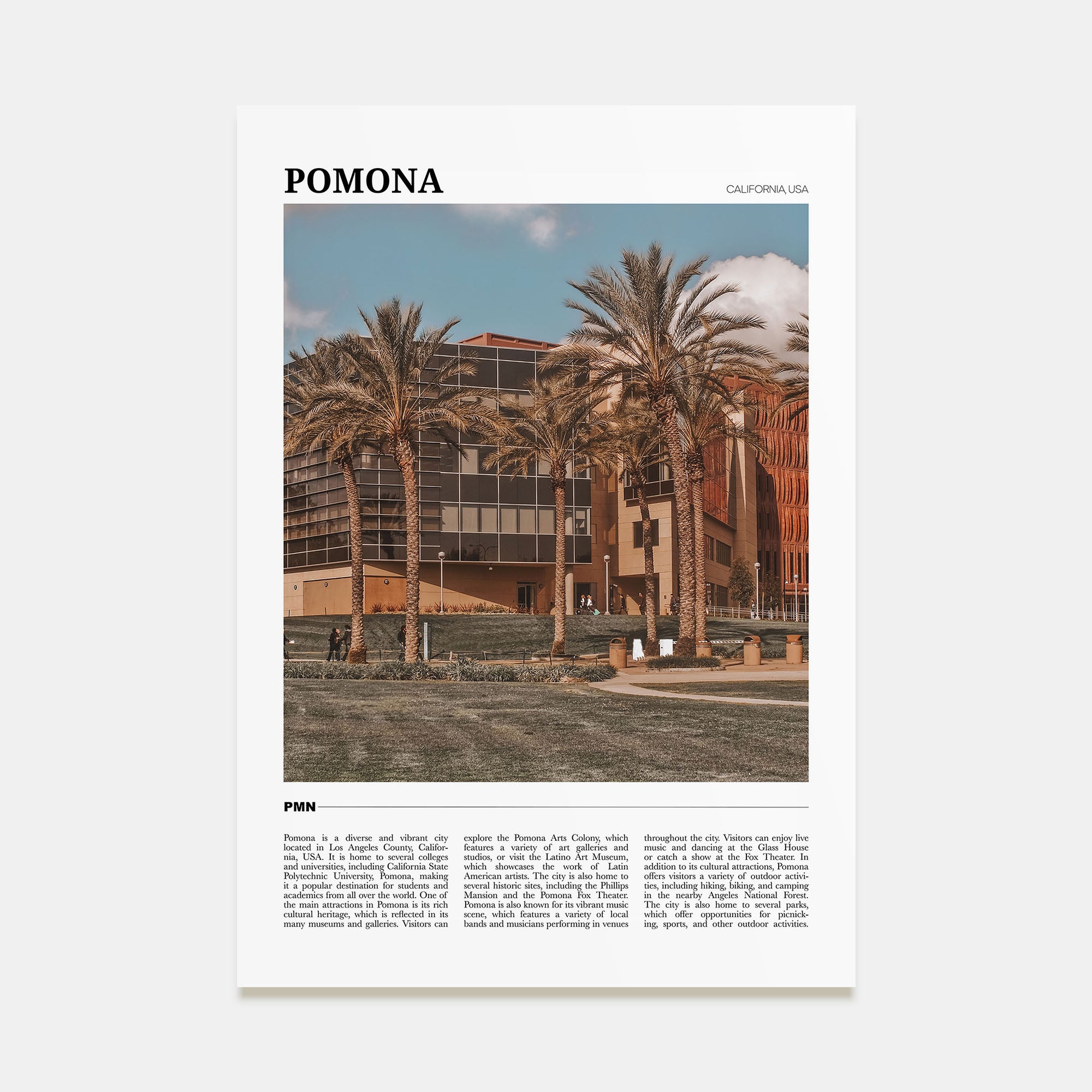 Pomona Travel Color Poster