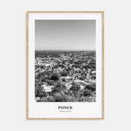 Ponce Portrait B&W Poster
