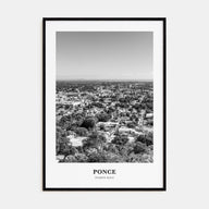 Ponce Portrait B&W Poster