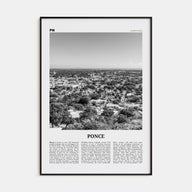 Ponce Travel B&W Poster