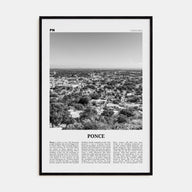 Ponce Travel B&W Poster