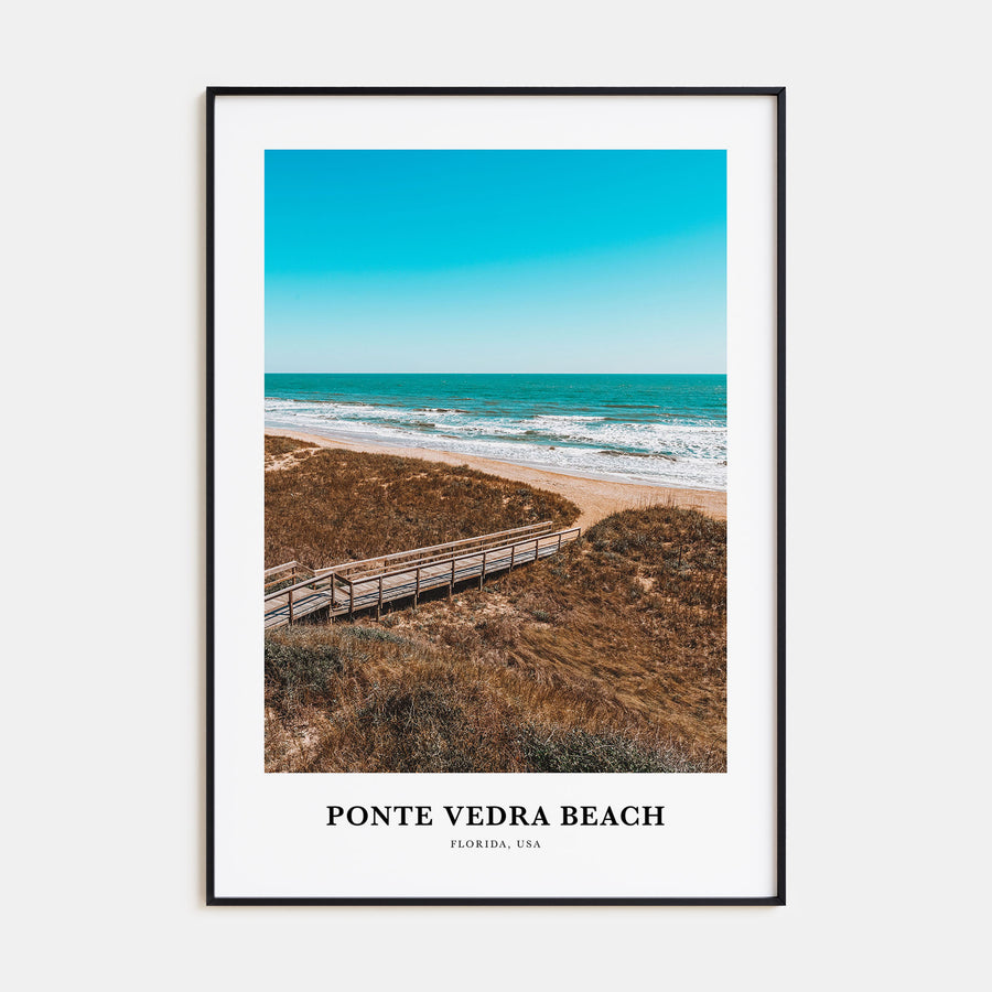 Ponte Vedra Beach Portrait Color Poster
