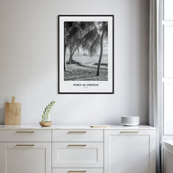 Port-au-Prince Portrait B&W Poster