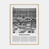 Port d'Alcúdia Travel B&W Poster