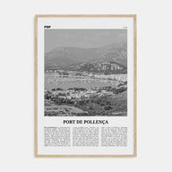 Port de Pollença Travel B&W Poster
