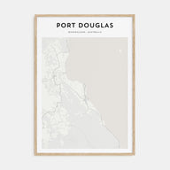 Port Douglas Map Portrait Poster