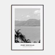 Port Douglas Portrait B&W Poster