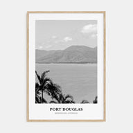 Port Douglas Portrait B&W Poster